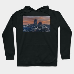 Water Kelpies at Sunset (Sea Horses) Hoodie